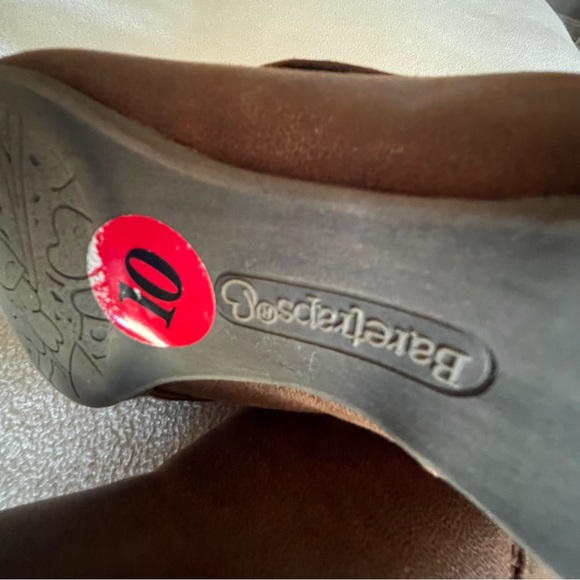 Size 10 Wedge heel brown Salena ankle booties - Picture 10 of 10